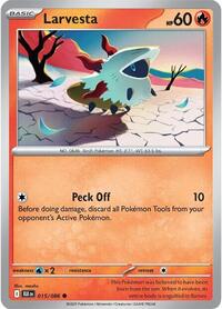 Larvesta - SV: Black Bolt - NM