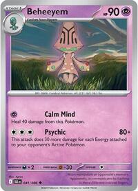 Beheeyem - SV: Black Bolt - NM