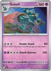 Golurk - SV: Black Bolt - NM