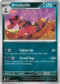 Krookodile - SV: Black Bolt - NM