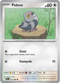Pidove - SV: Black Bolt - NM