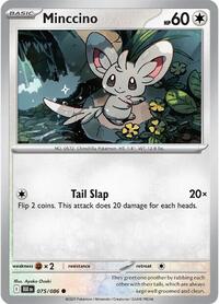 Minccino - SV: Black Bolt - NM