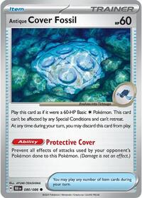 Antique Cover Fossil - SV: Black Bolt - NM
