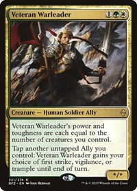 Veteran Warleader - Battle for Zendikar - NM