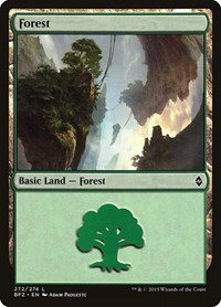 Forest (272) - Battle for Zendikar - NM