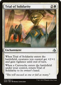 Trial of Solidarity - Amonkhet - NM