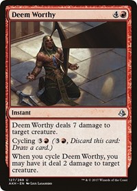 Deem Worthy - Amonkhet - NM