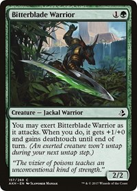 Bitterblade Warrior - Amonkhet - NM