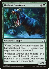 Defiant Greatmaw - Amonkhet - NM