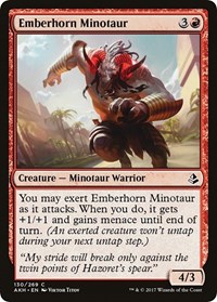 Emberhorn Minotaur - Amonkhet - NM
