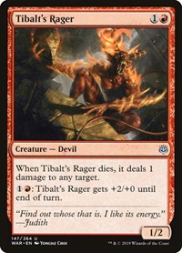 Tibalt's Rager - War of the Spark - NM