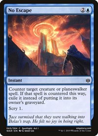 No Escape - War of the Spark - NM