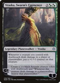 Vraska, Swarm's Eminence - War of the Spark - NM
