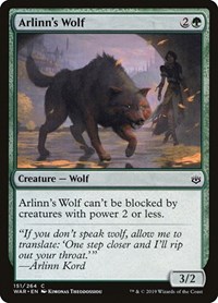 Arlinn's Wolf - War of the Spark - NM