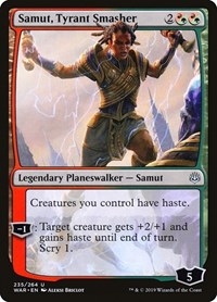 Samut, Tyrant Smasher - War of the Spark - NM
