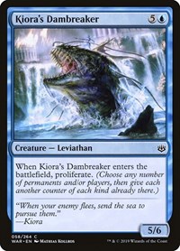 Kiora's Dambreaker - War of the Spark - NM