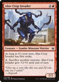 Ahn-Crop Invader - War of the Spark - NM