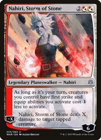 Nahiri, Storm of Stone - War of the Spark - NM