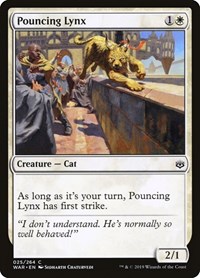 Pouncing Lynx - War of the Spark - NM