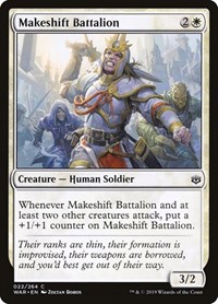 Makeshift Battalion - War of the Spark - NM