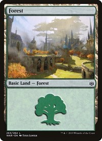 Forest (263) - War of the Spark - NM