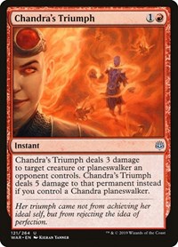 Chandra's Triumph - War of the Spark - NM