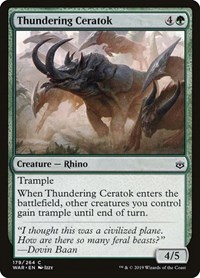 Thundering Ceratok - War of the Spark - NM