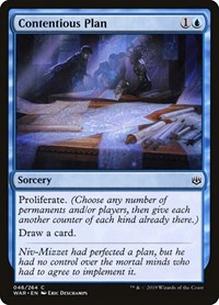 Contentious Plan - War of the Spark - NM