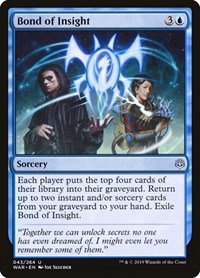 Bond of Insight - War of the Spark - NM