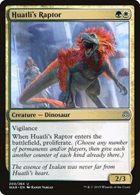 Huatli's Raptor - War of the Spark - NM