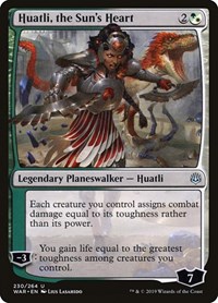 Huatli, the Sun's Heart - War of the Spark - NM