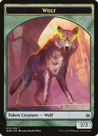 Wolf Token - War of the Spark - NM