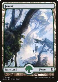 Forest (278) - Full Art - Zendikar Rising - NM