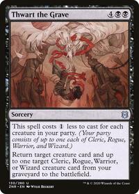 Thwart the Grave - Zendikar Rising - NM