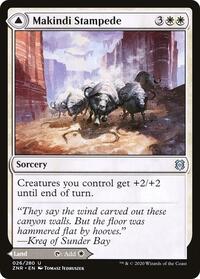 Makindi Stampede - Zendikar Rising - NM