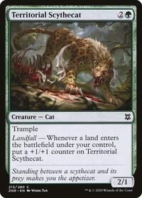 Territorial Scythecat - Zendikar Rising - NM