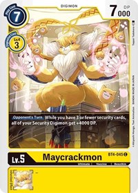 Maycrackmon - Great Legend - NM