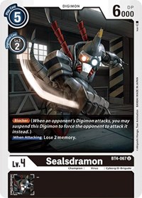 Sealsdramon - Great Legend - NM