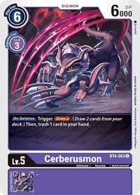 Cerberusmon - Great Legend - NM