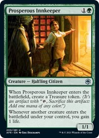 Prosperous Innkeeper - Adventures in the Forgotten Realms - NM
