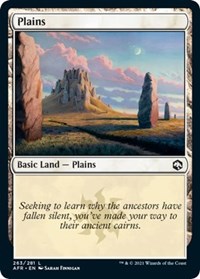 Plains (263) - Adventures in the Forgotten Realms - NM