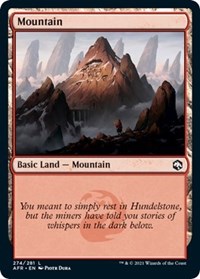 Mountain (274) - Adventures in the Forgotten Realms - NM