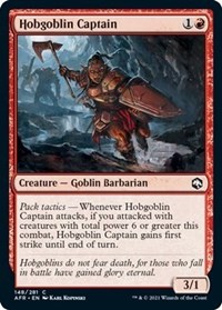 Hobgoblin Captain - Adventures in the Forgotten Realms - NM