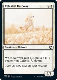 Celestial Unicorn - Adventures in the Forgotten Realms - NM
