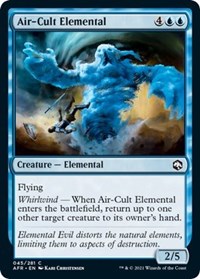 Air-Cult Elemental - Adventures in the Forgotten Realms - NM