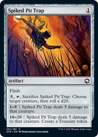 Spiked Pit Trap - Adventures in the Forgotten Realms - NM