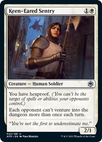 Keen-Eared Sentry - Adventures in the Forgotten Realms - NM