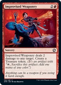 Improvised Weaponry - Adventures in the Forgotten Realms - NM
