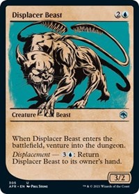 Displacer Beast (Showcase) - Adventures in the Forgotten Realms - NM