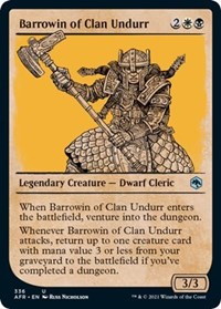 Barrowin of Clan Undurr (Showcase) - Adventures in the Forgotten Realms - NM